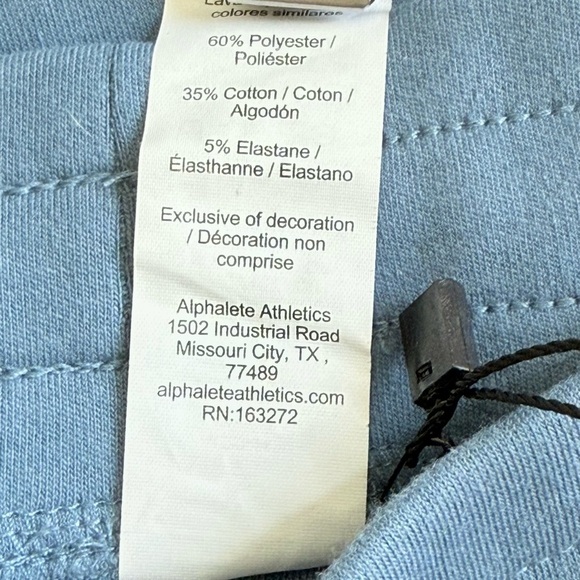 Alphalete Women's Essential Core Joggers Size  XS Denim Blue - NEW Cotton Blend - Picture 3 of 9